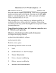 Midterm Review Guide Chapters 1-4