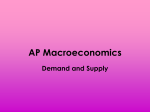 Chapter 5 Supply and Demand