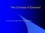 The Concept of Demand