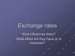 Exchange rates - Business-TES