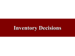 Inventories