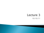 Lecture 3