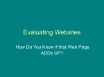 Evaluating Websites - St. Mary's Episcopal School