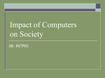 Impact of Computers on Society