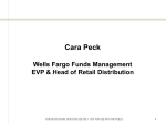 Cara Peck Wells Fargo Funds Management EVP & Head of Retail