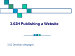 0302H Publishing a Website