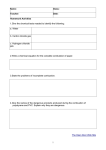 1.Give the chemical tests needed to identify the following: a. Water