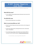 B-RST Screen Negative (Low Risk)  What DOES this mean?
