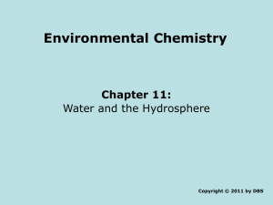 Environmental Chemistry - Robert Morris University