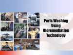 Parts Washing Using ChemFree Bioremediation Technology