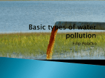 Water pollution