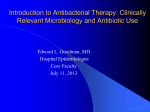 Introduction to Antibacterial Therapy