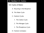 ecology - nutrient cycles