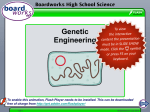 Genetic Engineering