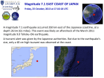 Magnitude 7.1 EAST COAST OF JAPAN Friday, 25 October, 2013 at