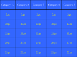 Blank Jeopardy - Iroquois Central School District