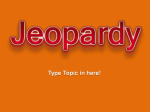 POWERPOINT JEOPARDY