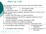 Mechanisms of Plate Motion