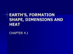 4.1 Earth`s Formation