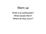 Earthquakes - TeacherWeb