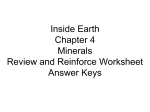 Earth`s Waters Section 1–1 Review and Reinforce (p. 17) 1