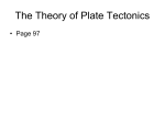 The Theory of Plate Tectonics