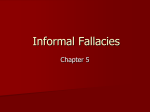 Informal Fallacies