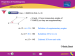 6-2 Properties of Parallelograms