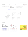 Geometry  Notes – Lesson 8.3/8.4 Sin, Cos, Tan Part 1 Sides