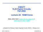 CSE 477. VLSI Systems Design