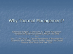 Why Thermal Management?