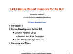 Konstantin Stefanov`s talk on LCFI at LCWS 2006