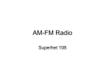 AM-FM Radio