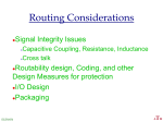 Interconnects and Routing