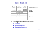 Traditional UNIX kernels