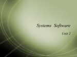 Systems Software