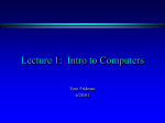 Intro to computers