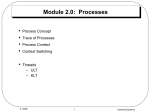 Module 4: Processes