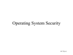 Operating System Security