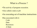 What is a Process?