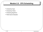 CPU Scheduling