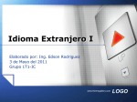 Idioma Extranjero I