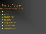 Parts of Speech