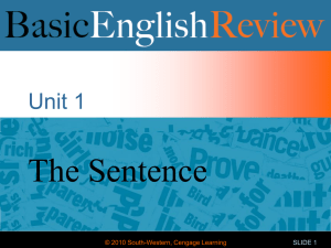 Basic English Review 01