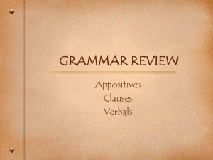 grammar review