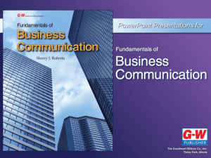 Chapter 5 - Professional Communications