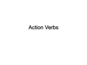 Action Verbs