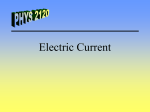 Electric Current