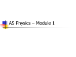 AS Physics