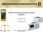 2b) Electronic Parts - Department of Agricultural and Biological